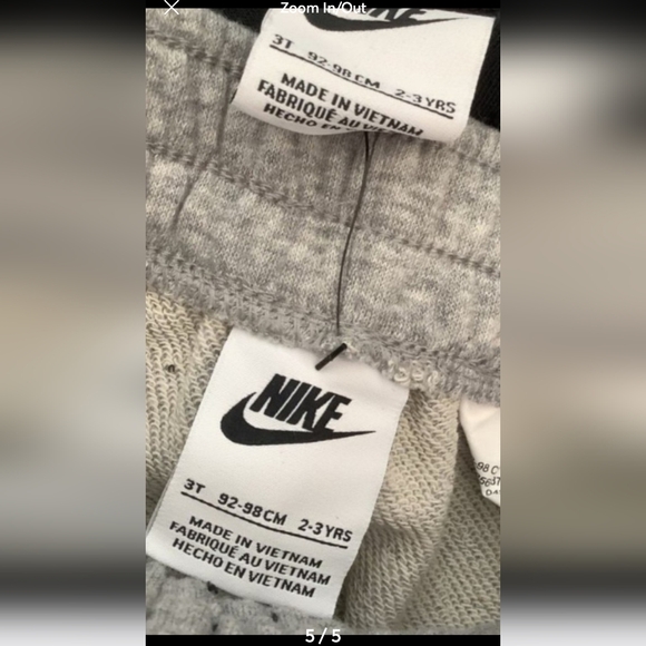 Nike Black Hoodie and Gray Sweatpants Set - Picture 4 of 5